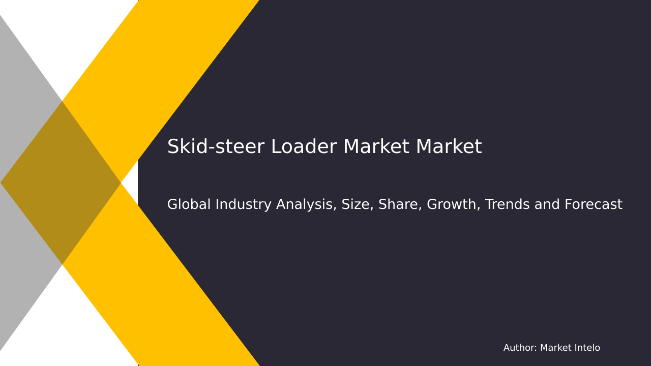 Skid-steer Loader Market Research Report 2033